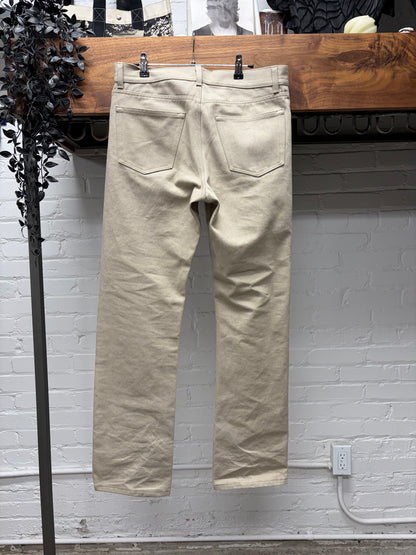 Vintage Helmut Lang ‘Sand’ Classic Raw Bootcut Denim