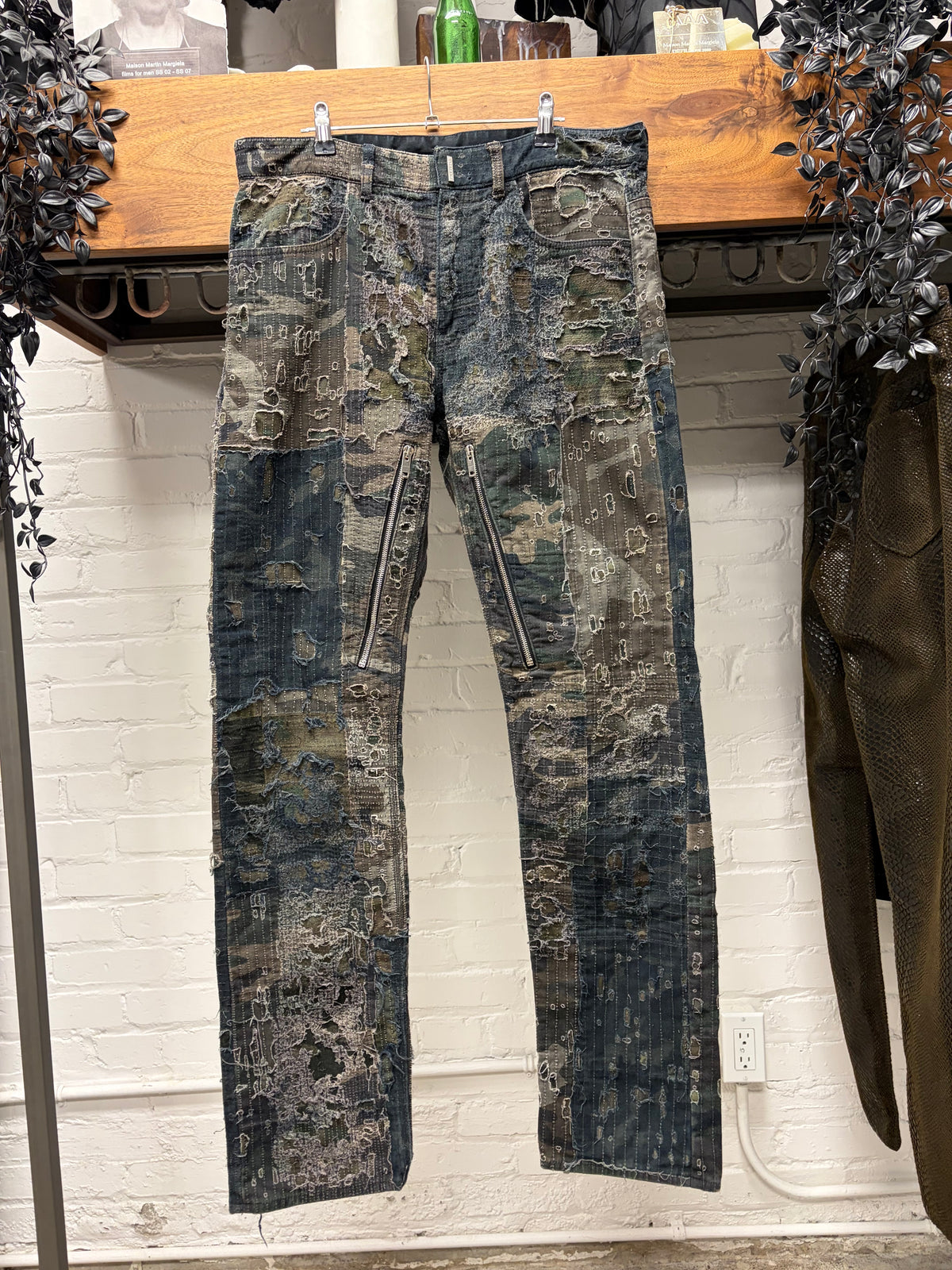 SS2022 Givenchy by Matthew Williams Boro Repaired Moleskin Patch Japan Exclusive Denim