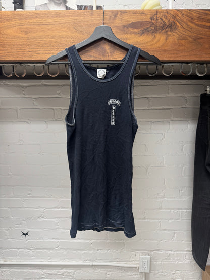 Vintage Chrome Hearts ‘Taipei’ Store Exclusive ‘FUCK YOU’ Ribbed Black Tank Top