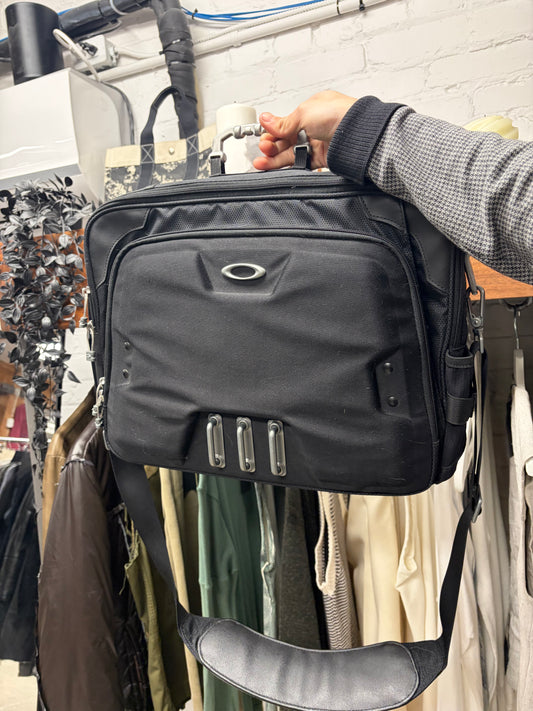 2000s Oakley ‘92606-001’ Technical Work-Briefcase Bag with Crossbody Strap