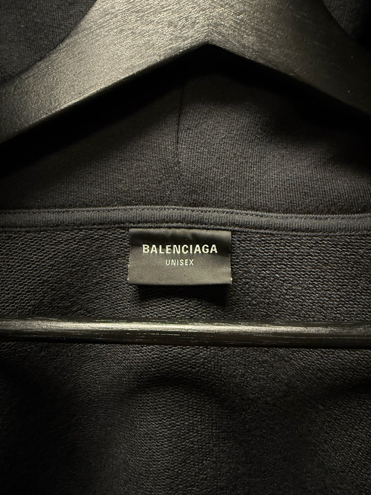 AW2024 Balenciaga ‘Planet Earth’ Hard Rock Cafe Bootleg Black Zip-Up Hoodie