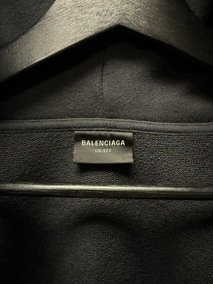 AW2024 Balenciaga ‘Planet Earth’ Hard Rock Cafe Bootleg Black Zip-Up Hoodie