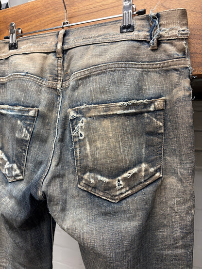 AW2007 Rick Owens ‘Exploder’ Dust Brown Detroit Cut Denim