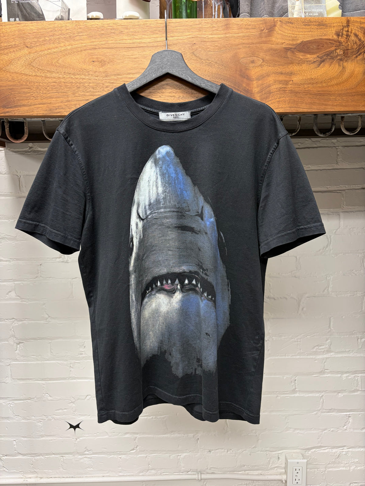 Givenchy by Ricardo Tisci ‘Shark Print’ Black Graphic T-Shirt