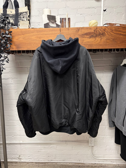 Vetements x Alpha Industries Black ‘Reversible’ Hooded MA-1 Bomber Jacket