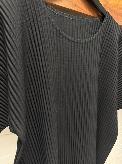 Issey Miyake Homme Plisse Black Short Sleeve T-Shirt