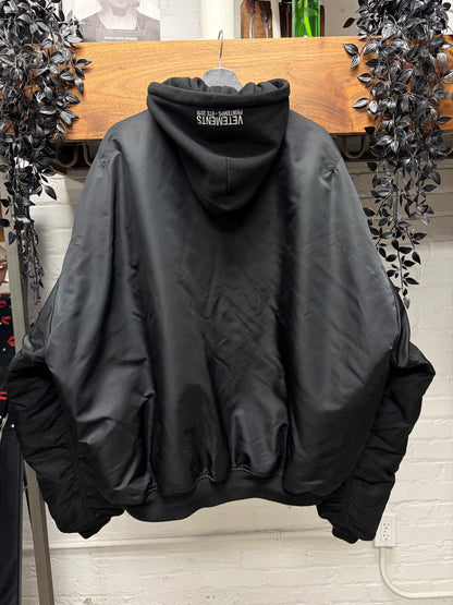 SS2018 Vetements x Alpha Industries Reversible ‘Emoji’ Oversized Hooded Bomber Jacket