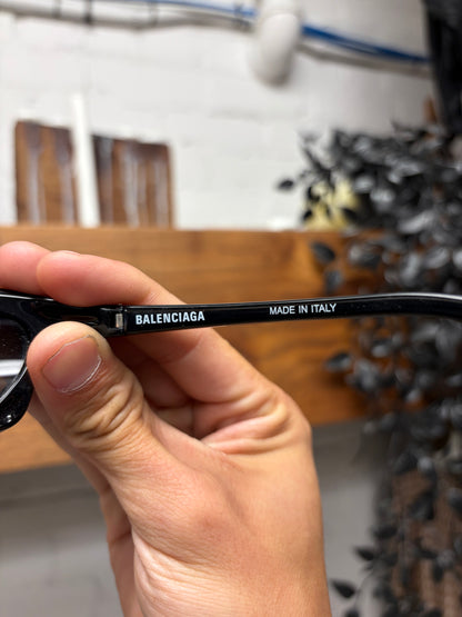 Balenciaga ‘Batwing’ Black Cat Eye Sunglasses