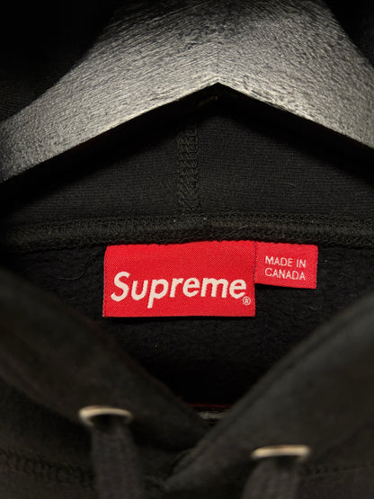 AW2020 Supreme ‘Cross Box Logo’ Black Pullover Hoodie