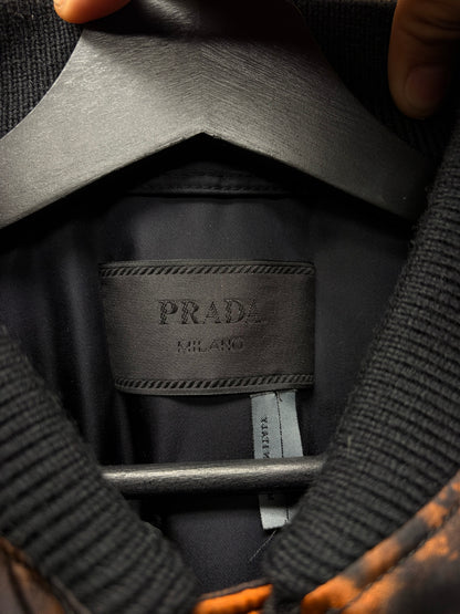 2022 Prada by Raf Simons Re-Nylon ‘Body of Work’ MA-1 Oversized Bomber Jacket