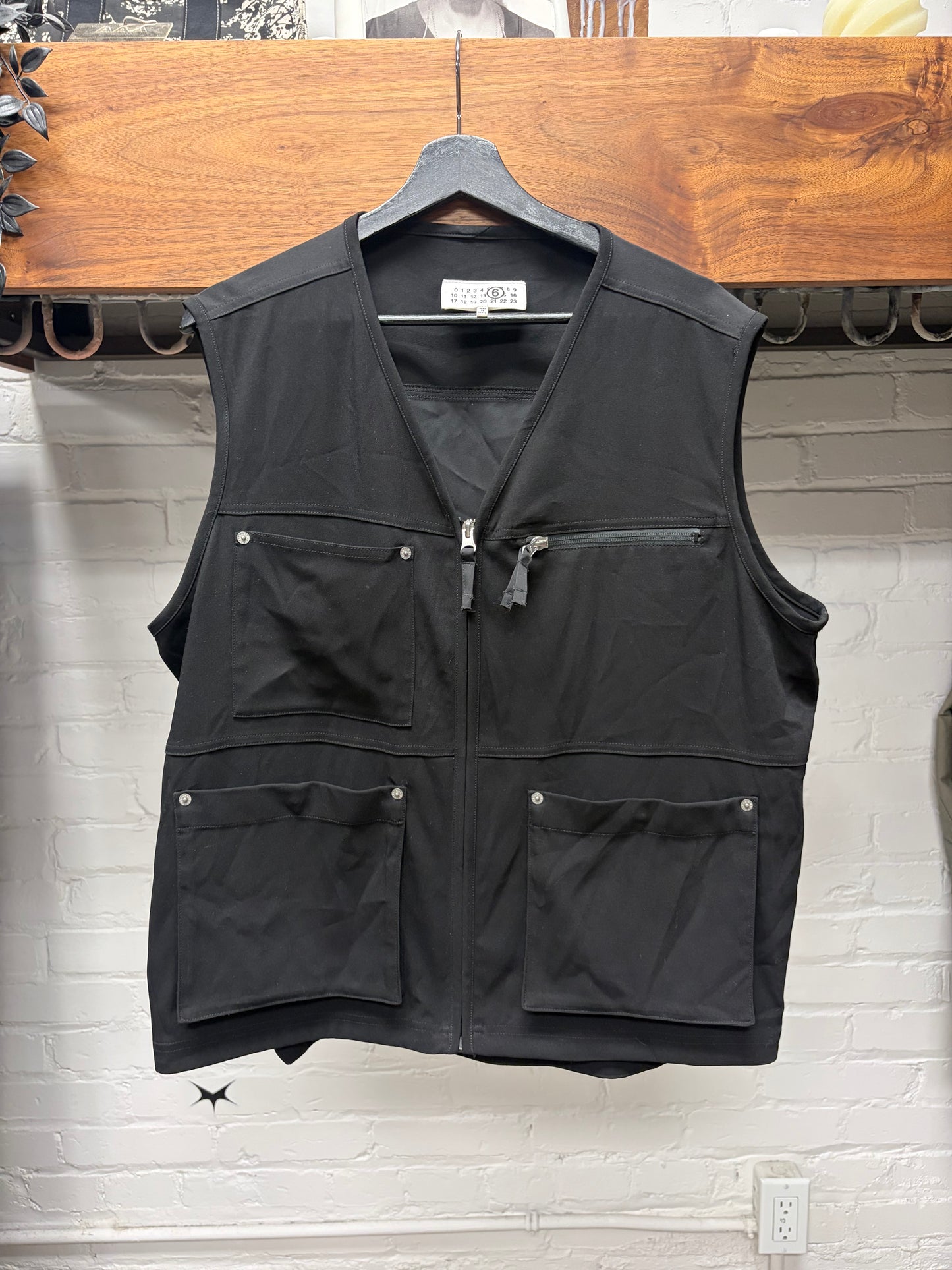 Margiela Black Tactical Cargo Vest