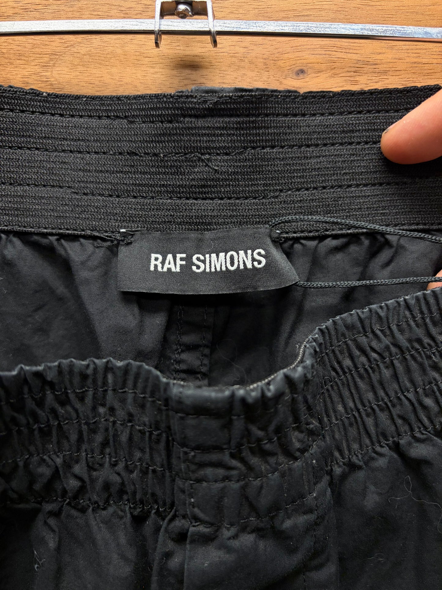 SS2020 Raf Simons ‘My own Private Antwerp’ Black Patchwork Boxer Shorts