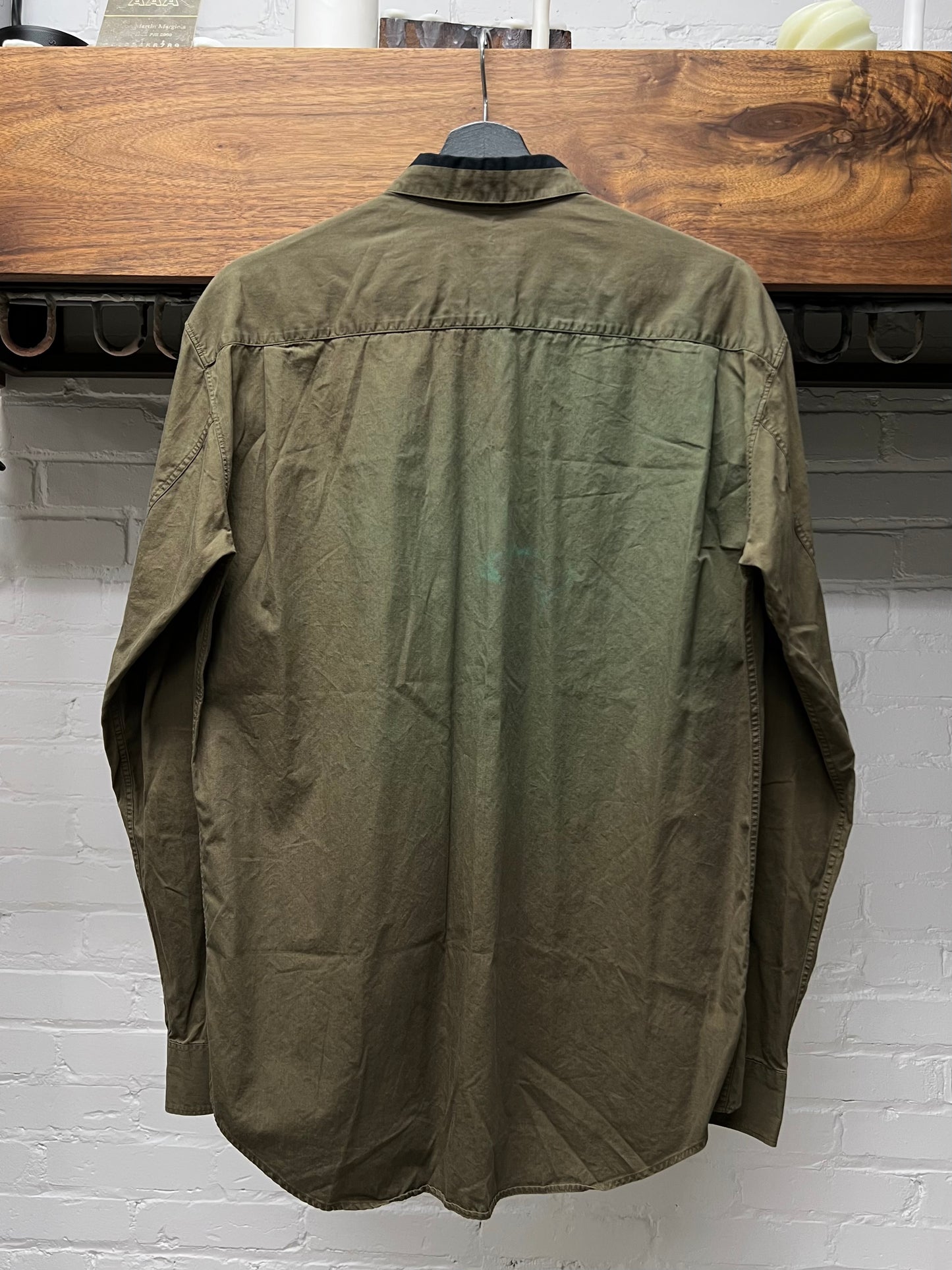 Vintage Helmut Lang ‘Stacked Collar’ Button Down Shirt