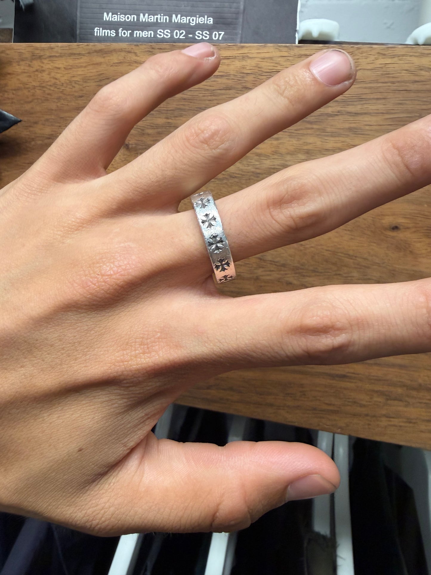 Chrome Hearts ‘Forever’ .925 Silver Spacer Ring
