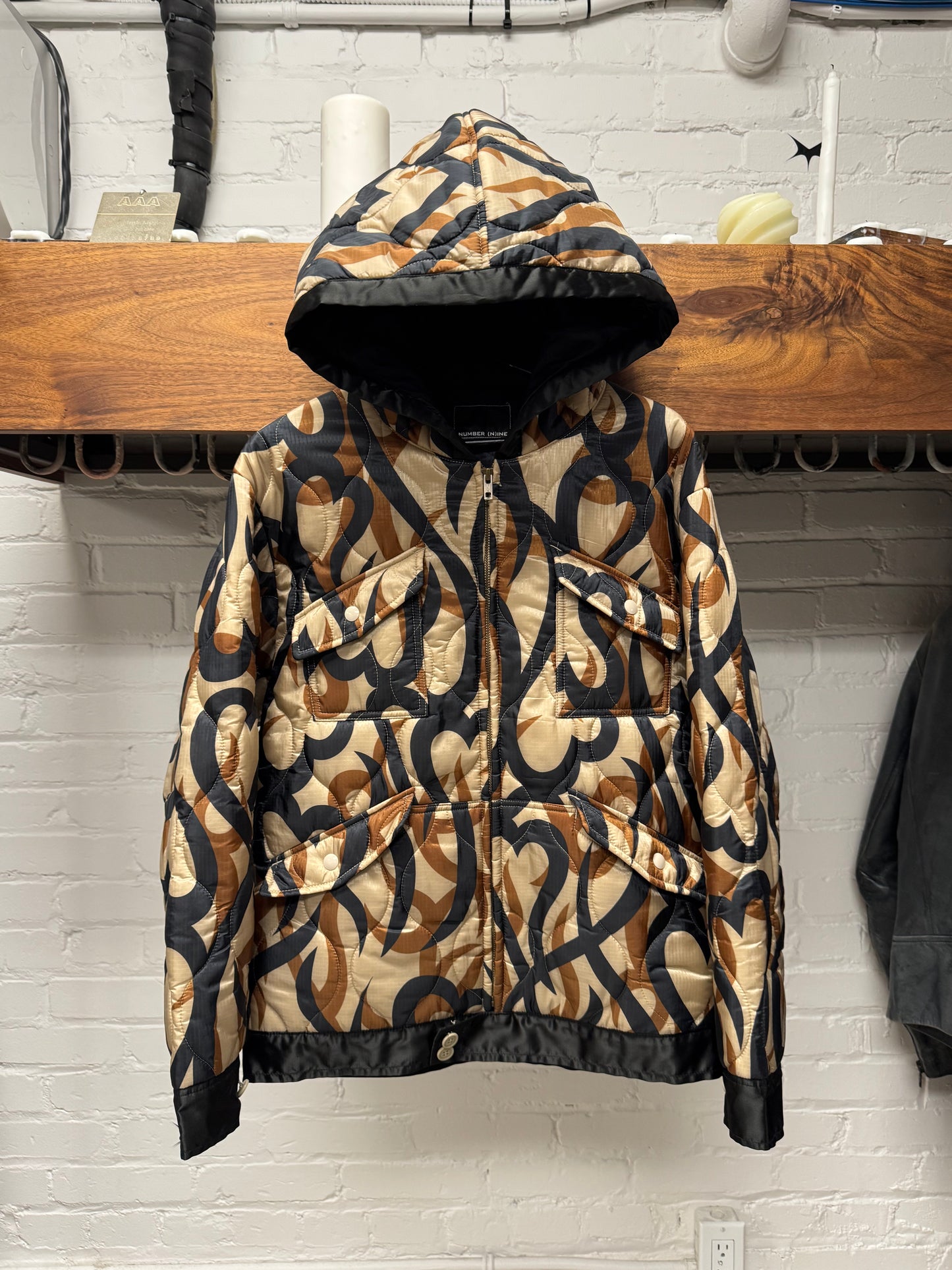 Number (N)ine ‘Tribal Hearts’ Re-Edition Puffer Jacket