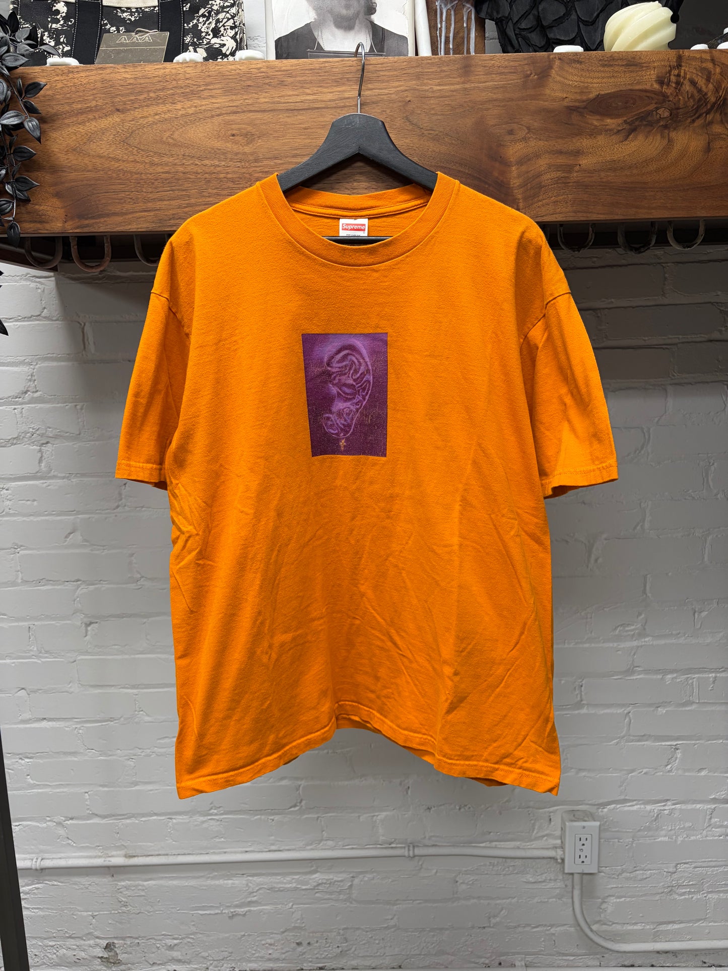 SS2021 Supreme ‘Ear’ Orange Graphic T-Shirt