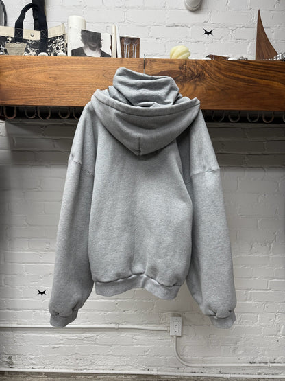 SS2025 Balenciaga ‘Incognito’ 4 Sleeve Grey Zip-Up Hoodie