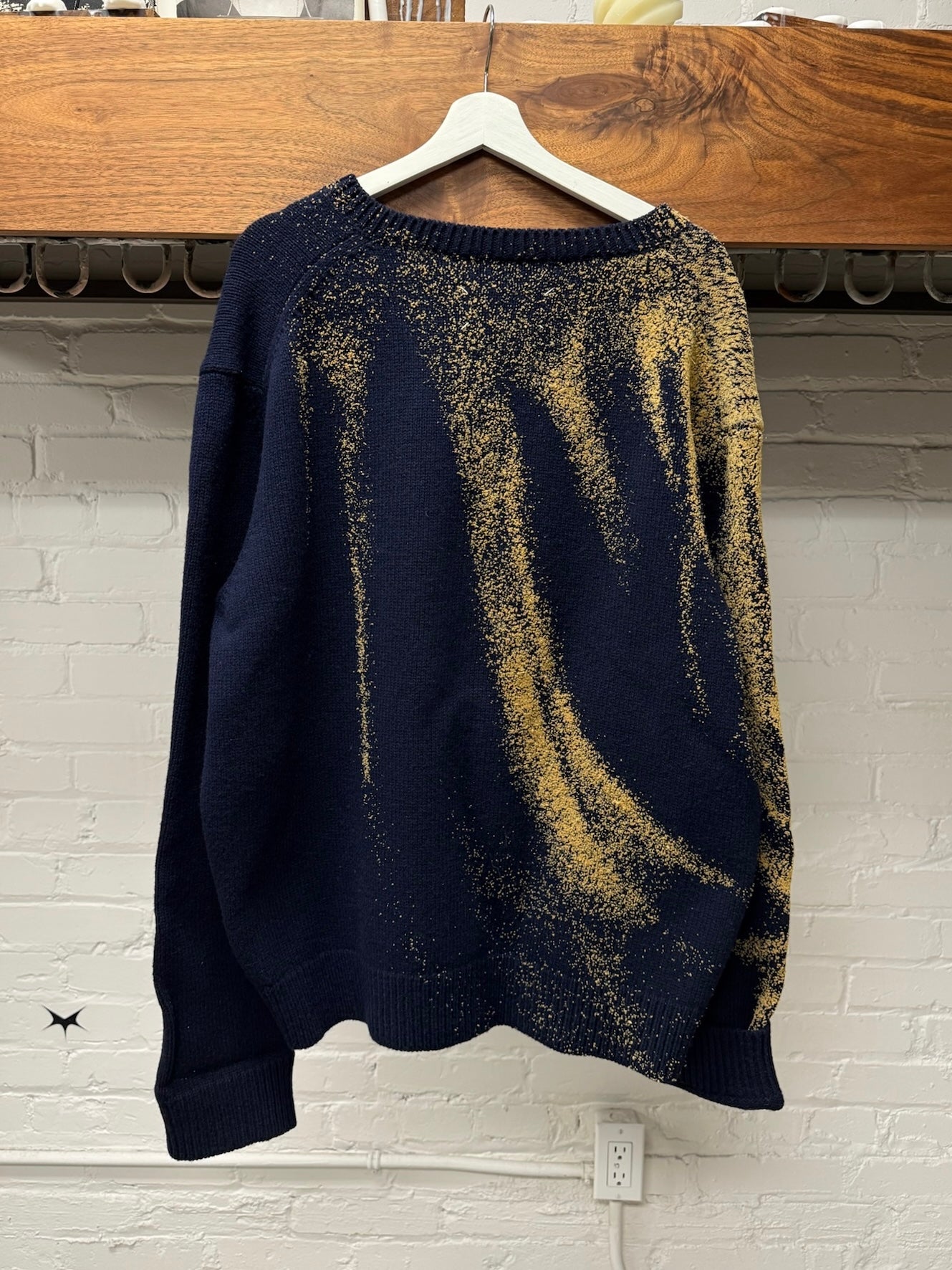 SS2024 Maison Margiela ‘Sandstorm’ V-Neck Wool Knit Sweater