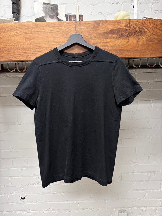 SS2024 Rick Owens ‘Lido’ Black ‘Level’ Short Sleeve Shirt
