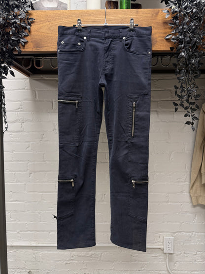 Dior Homme ‘Zipper Pocket’ Black Skinny Jeans
