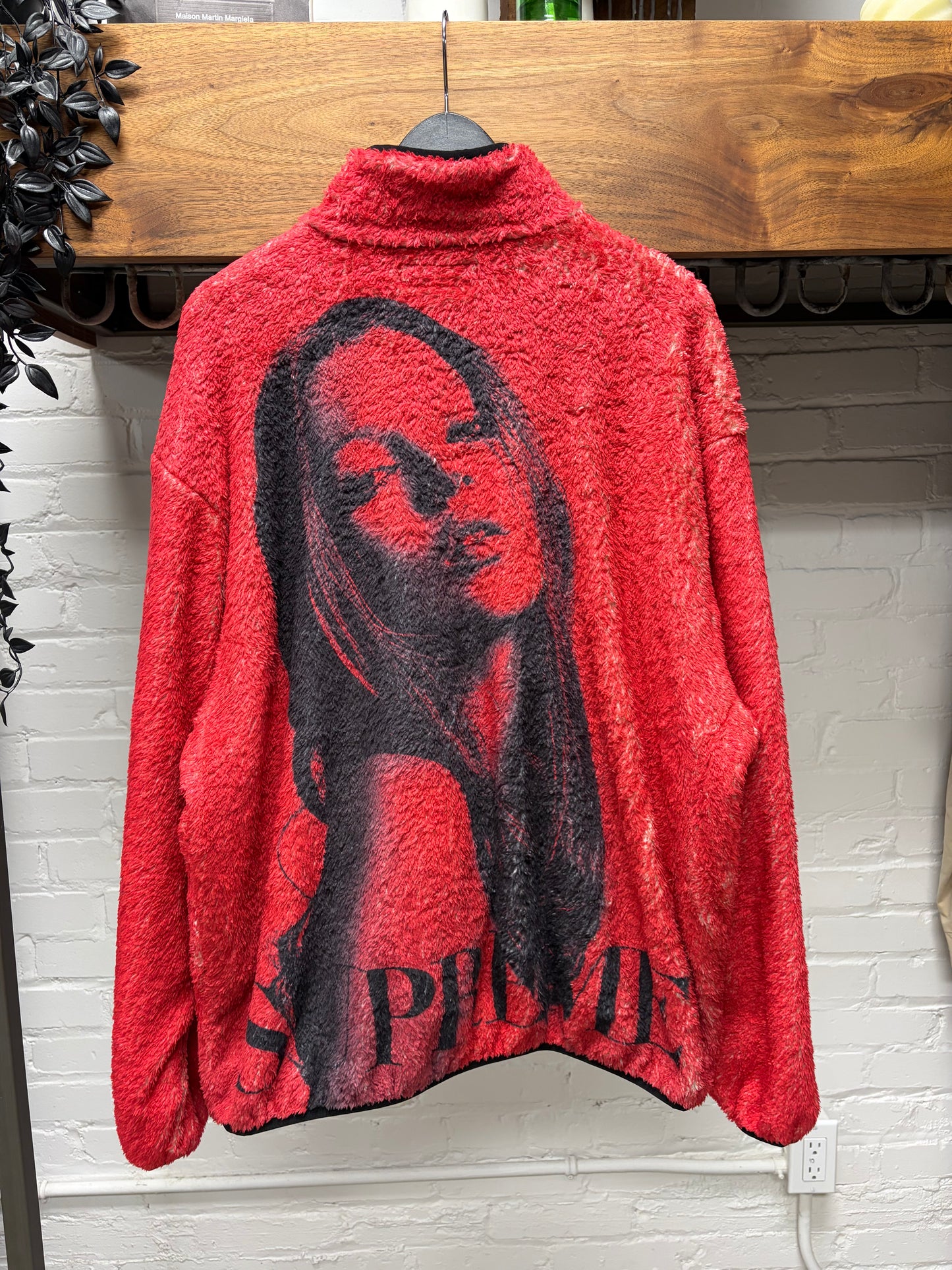 AW2024 Supreme x Kate Moss Red/Black Graphic Fleece