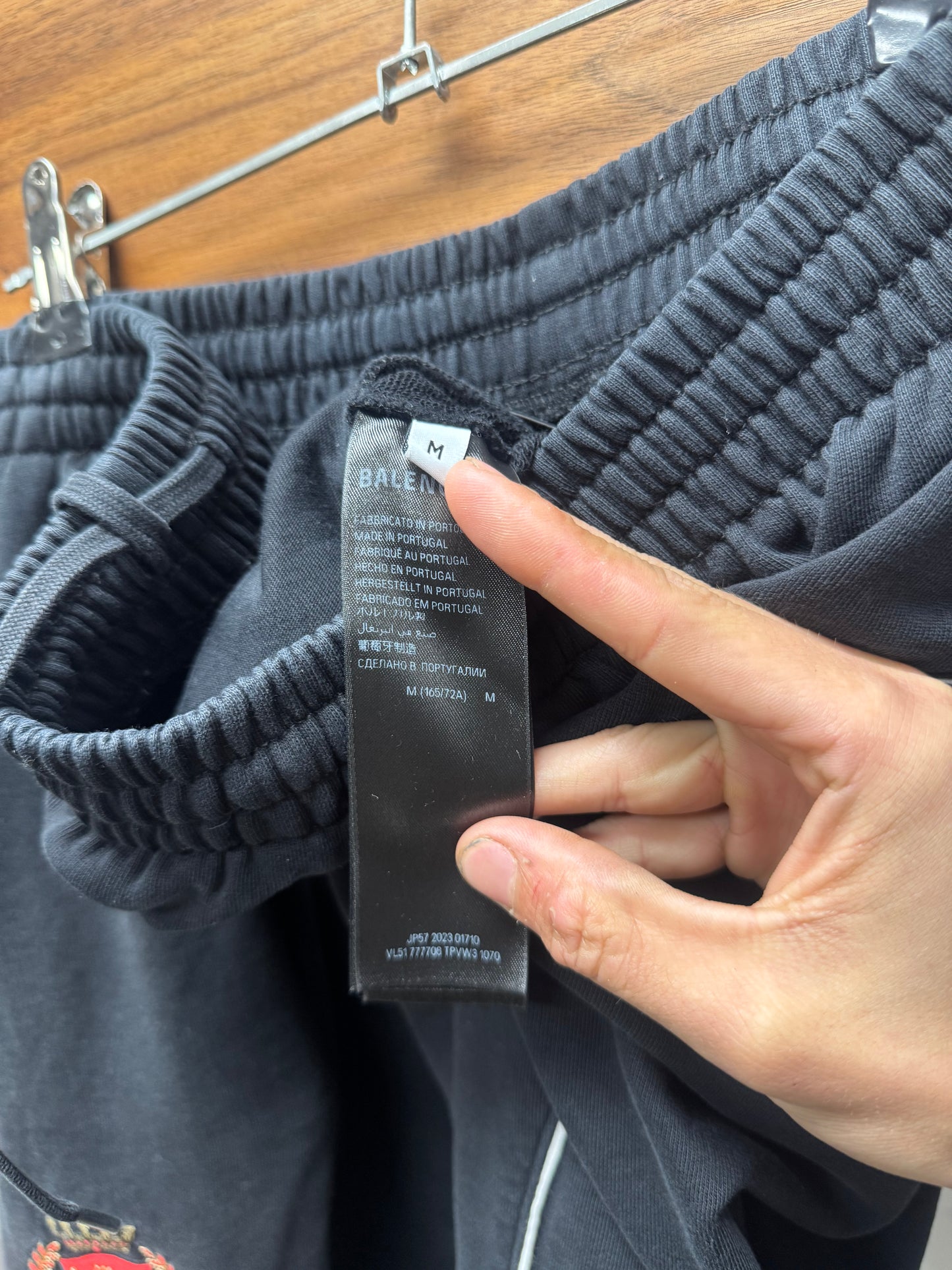 SS2024 Balenciaga ‘Football’ Manchester United Wide Leg Sweatpants