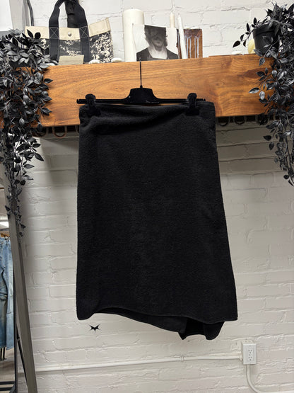 SS2024 Balenciaga ‘Towel’ Black Belted Skirt
