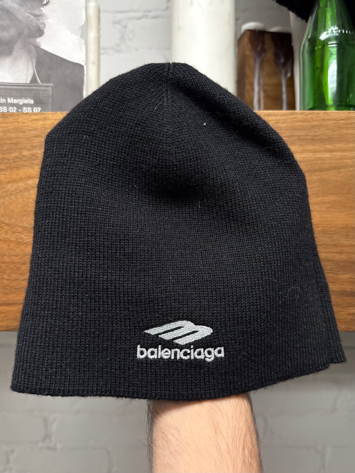 Balenciaga ‘3B Sports Icon’ Black ‘Goggle’ Beanie