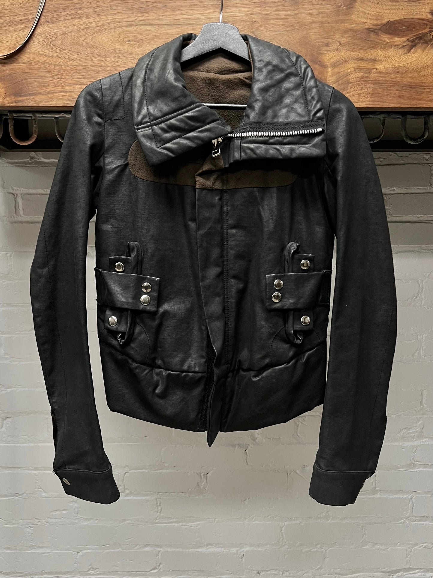 2003 Rick Owens Olmar & Mirta ‘Scuba’ Leather Jacket