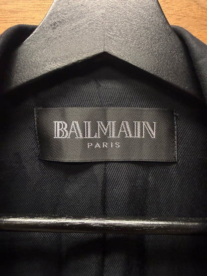 Balmain Black Tuxedo Cut Slim Fit Blazer