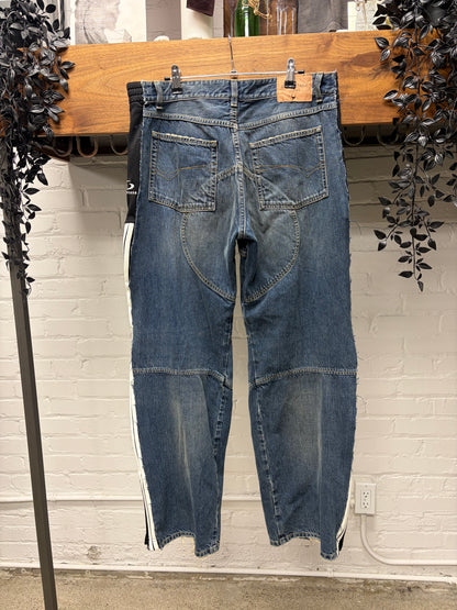 AW2025 Balenciaga ‘Cut Up’ Blue Tracksuit Hybrid Denim