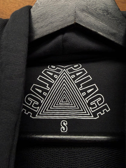 AW2018 Palace ‘Grand Master’ Black/Blue Logo Hoodie