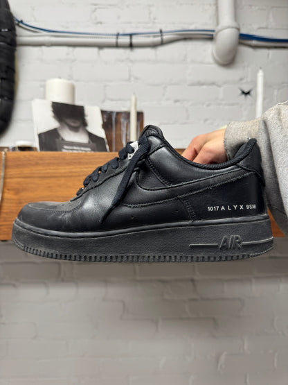 Alyx Studios x Nike Black ‘Air Force 1’ Premium Leather Low Top Sneakers