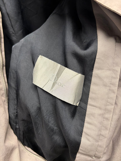 Dior Homme ‘Bee’ Embroidered Logo Grey Bomber Jacket