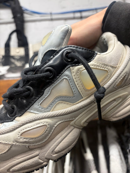 Raf Simons x Adidas Ozweegos V3 Cream White Low Top Sneakers