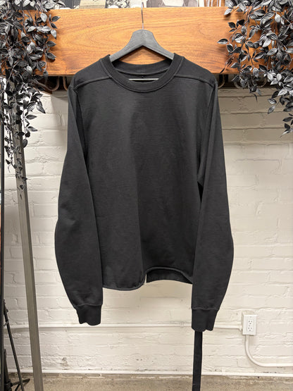 Rick Owens DRKSHDW Black Cotton Sweatshirt