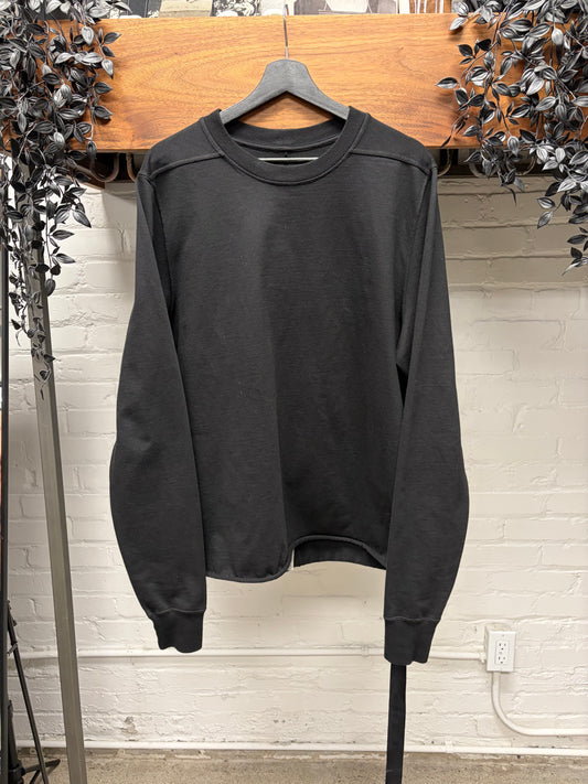 Rick Owens DRKSHDW Black Cotton Sweatshirt