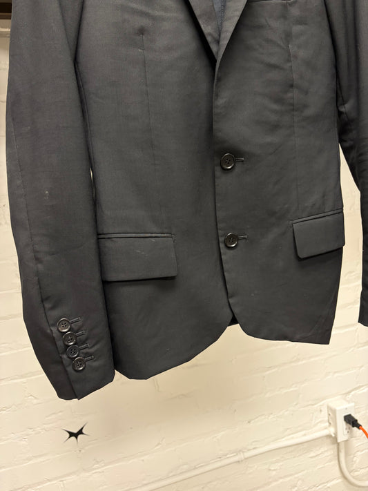 AW2013 Dior Homme Black Slim Cut Blazer with Skinny Lapel