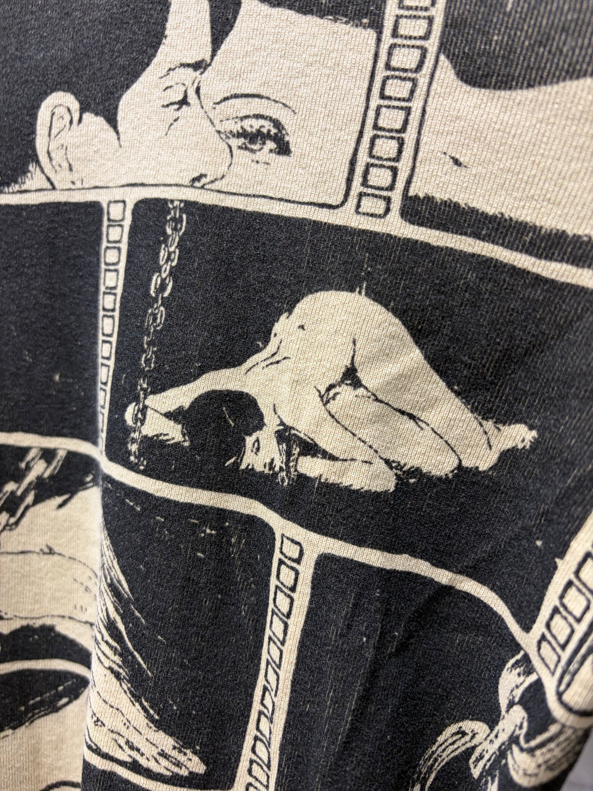 Enfants Riches Deprimés ‘Diary’ Black/White Full Print Long Sleeve Shirt