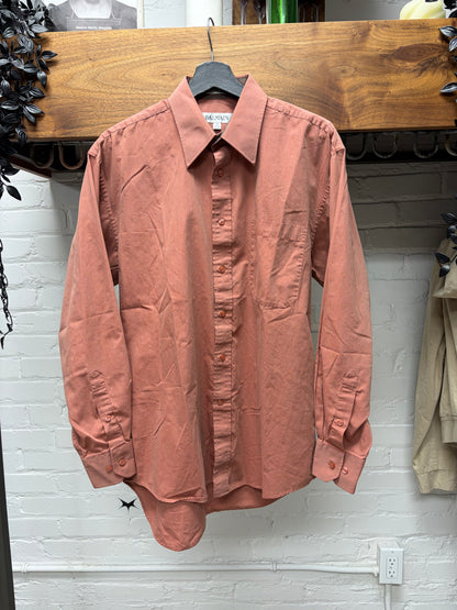 Vintage Balmain Salmon Pink Button Up Shirt