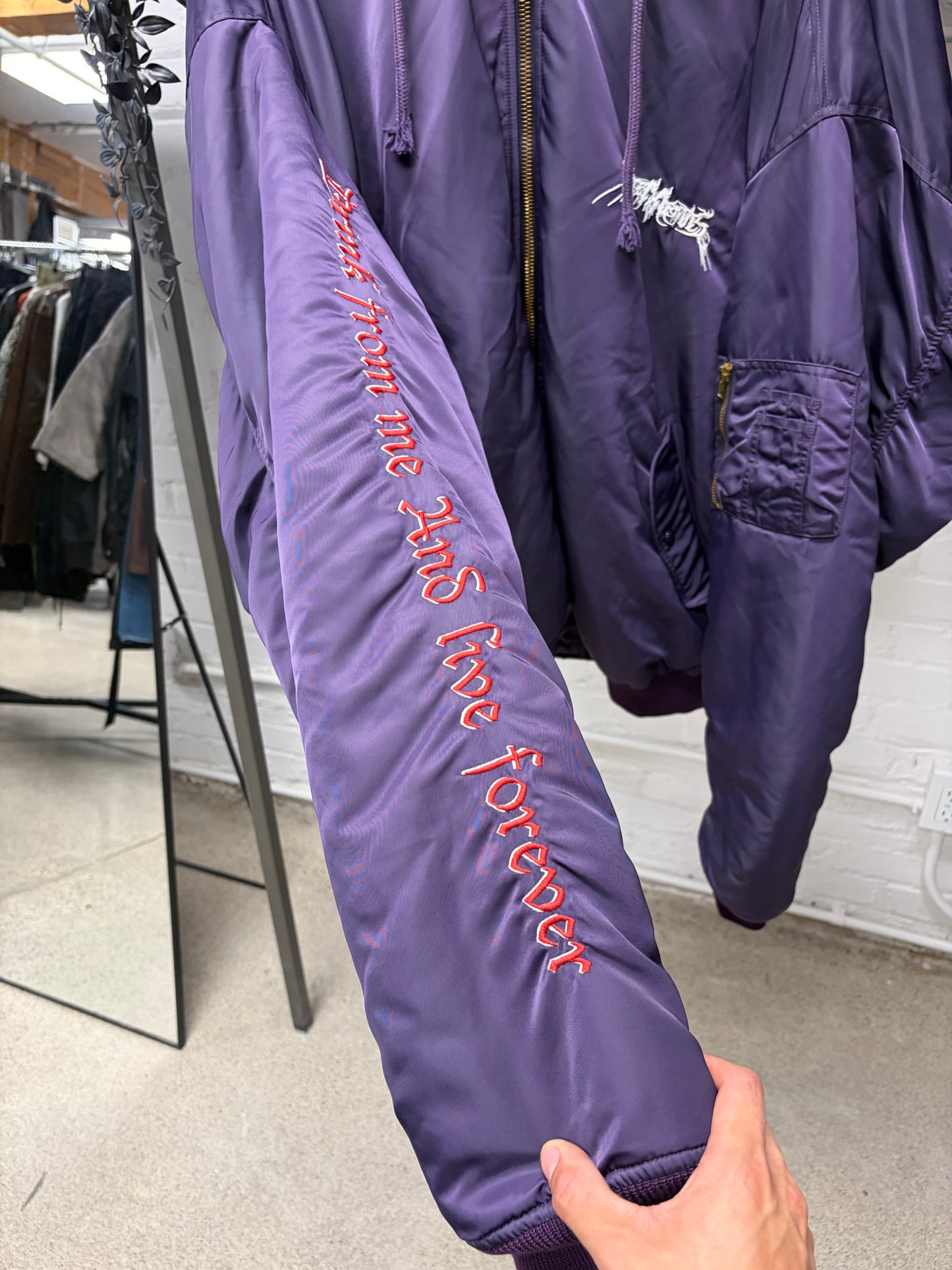 AW2017 Vetements Pour Homme ‘Total Fucking Darkness’ Bomber Jacket