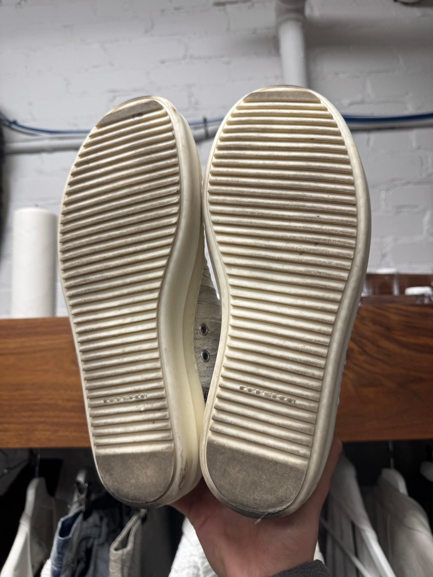 SS2025 Rick Owens ‘Hollywood’ Milk ‘Crust’ Layered Ramones