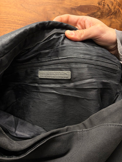 Marithe Francois Girbaud Leather/Canvas Crossbody Messenger Bag