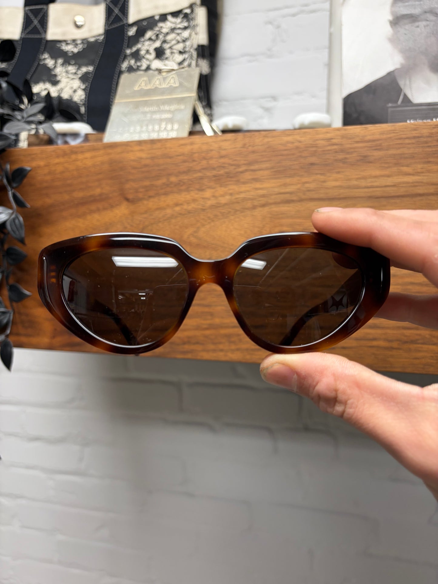 Celine ‘CL402861’ Brown Tortoiseshell Cat Eye Sunglasses