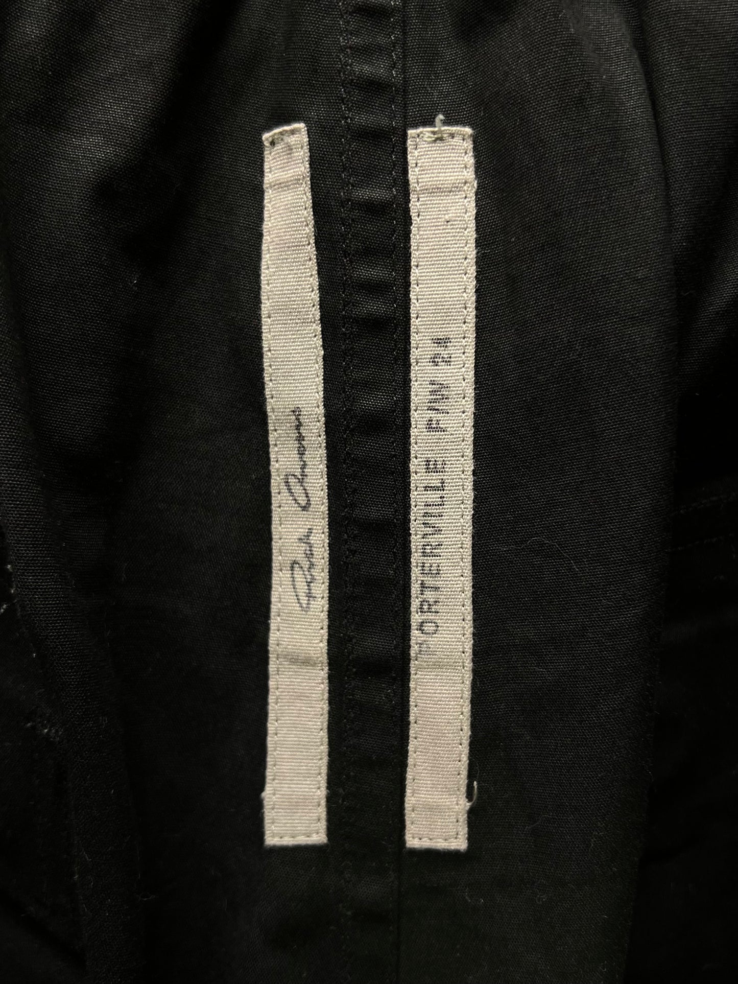AW2024 Rick Owens ‘Porterville’ Bela Black Wide Leg Pants