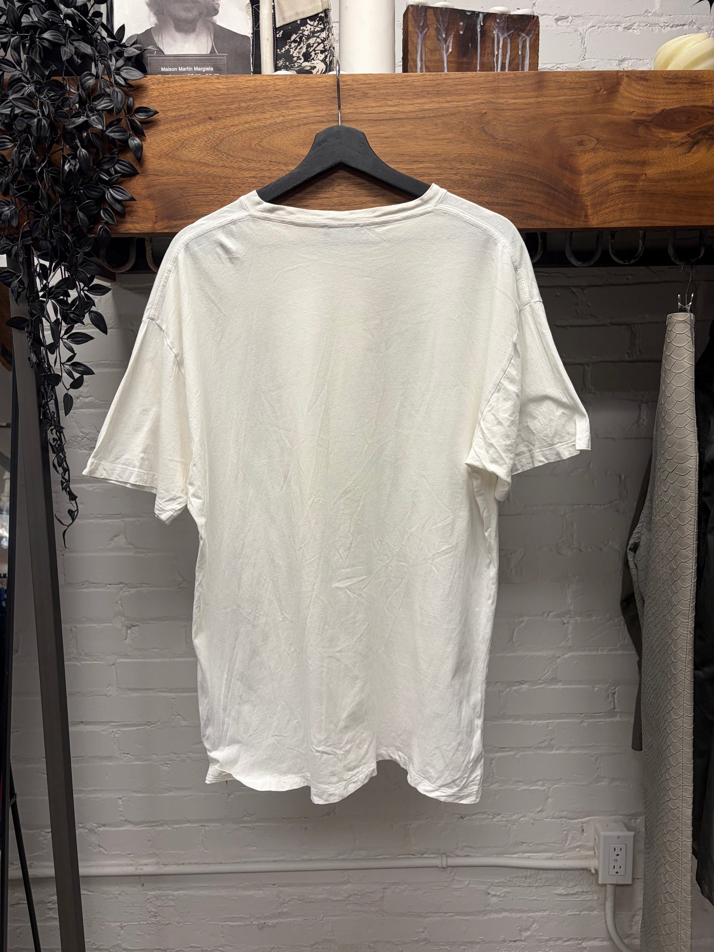 AW2019 Raf Simons ‘Isolated Heroes’ White Signature T-Shirt