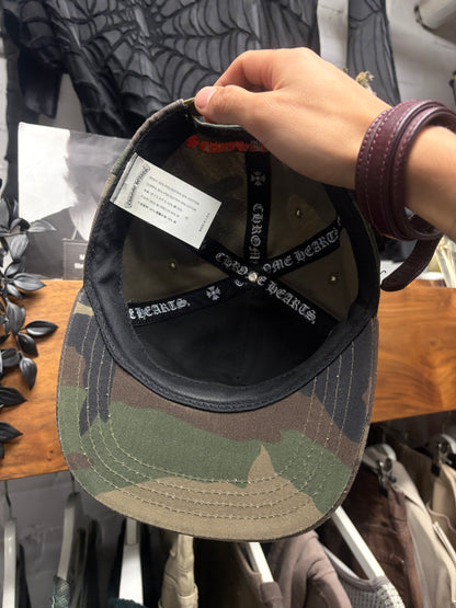 Chrome Hearts Camouflage/Orange Embroidered Snap-Back Hat