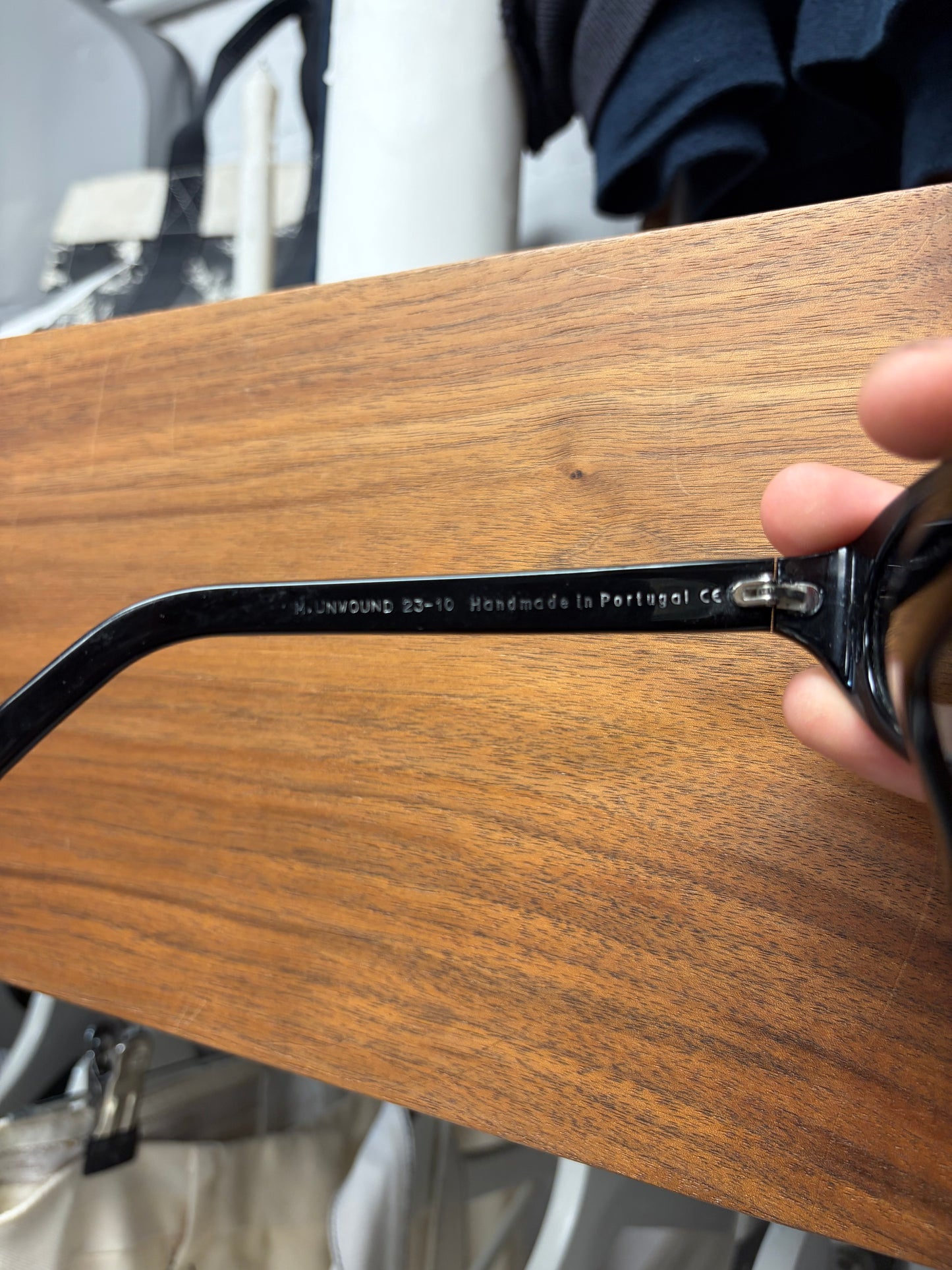 Our Legacy ‘Unwound’ Black Oval Shape Sunglasses