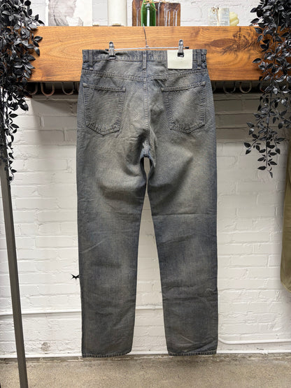 Alexander Digenova Grey Straight Leg ‘Duct Tape’ Denim