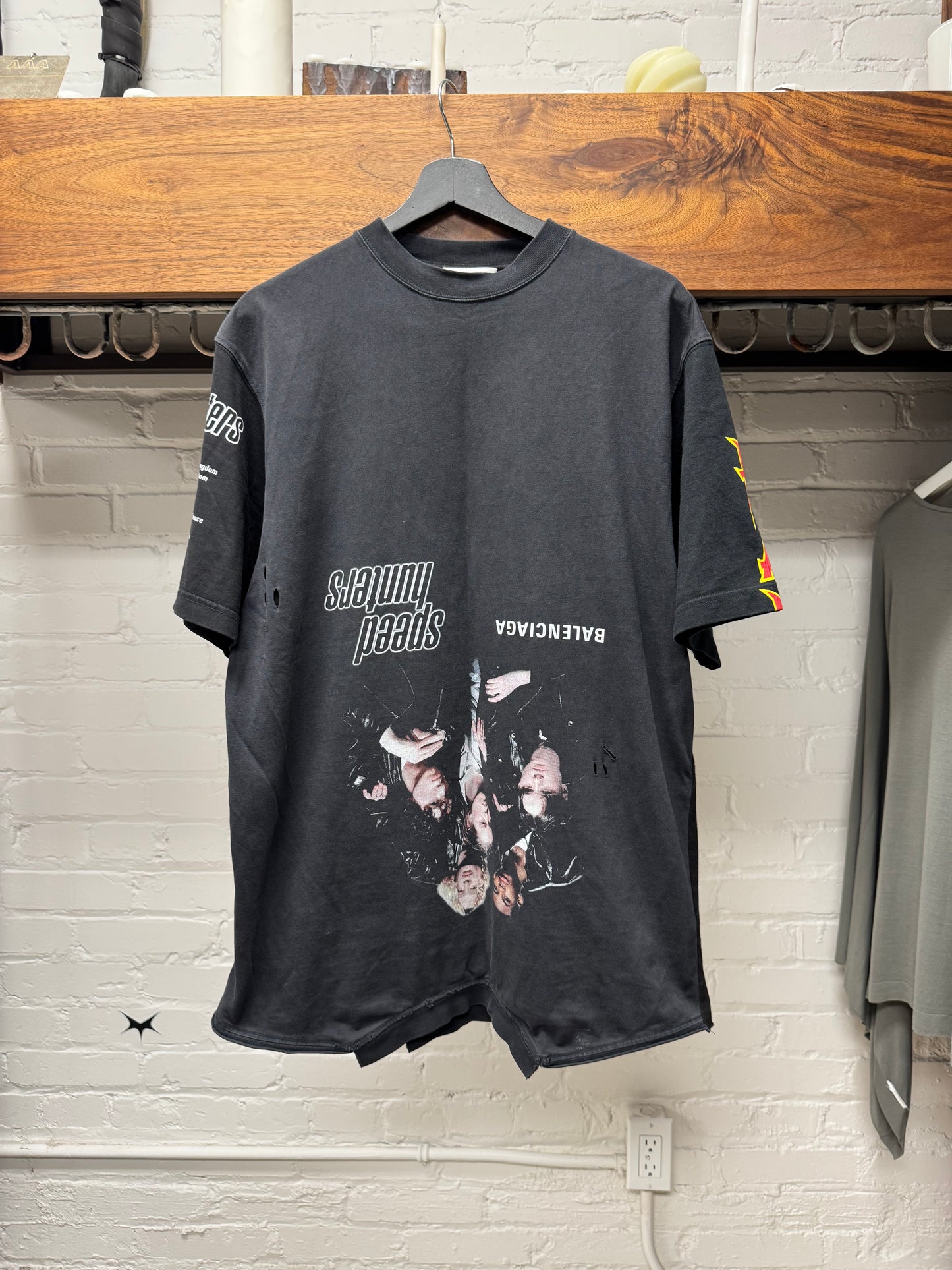 2022 Balenciaga ‘Speedhunters’ Upside Down Rebuild T-Shirt